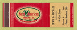 Matchbook Cover - North american Van Lines Trucking Lewis & Michael Dayton OH