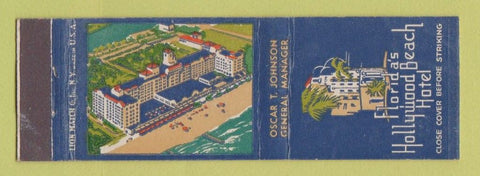 Matchbook Cover - Hollywood Beach Hotel FL