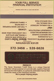 Matchbook Cover - 717 Credit Union Vienna  OH 40 Strike