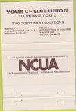 Matchbook Cover - 717 Credit Union Vienna  OH 40 Strike