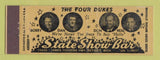 Matchbook Cover - State Show Bar Detroit MI Full Length