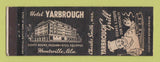 Matchbook Cover - Yarbrough Grill Huntsville AL
