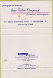 Matchbook Cover - Lobster Ives Color Company Philadelphia PA 40 Strike