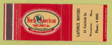 Matchbook Cover - North American Van Lines Trucking Laforce Movers Worcester MA