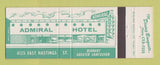 Matchbook Cover - Admiral Hotel Burnaby BC Vancouver