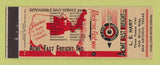 Matchbook Cover - Acme Fast Freight trucking San Antonio TX LE Hart