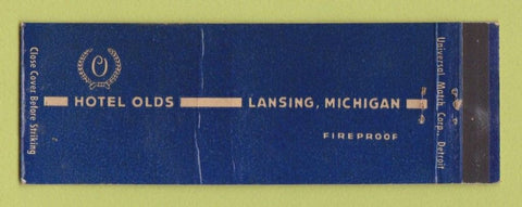 Matchbook Cover - Hotel Olds Lansing MI Full Length