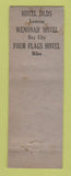Matchbook Cover - Hotel Olds Lansing MI Full Length