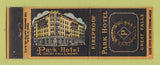 Matchbook Cover - Park Hotel Great Falls MT WEAR