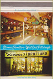 Matchbook Cover - Norma's Furniture West End Pittsburgh PA 40 Strike
