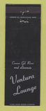 Matchbook Cover - Ventura Lounge Detroit MI