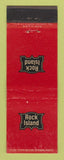 Matchbook Cover - Rock Island Railroad