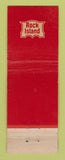 Matchbook Cover - Rock Island Railroad