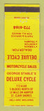 Matchbook Cover - Motorcycles Yamaha Norton Triumph ST Clair Shores MI WEAR
