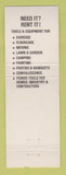 Matchbook Cover - Taylor Rental Center Hanover MA