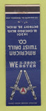 Matchbook Cover - American Twist Drill Detroit MI