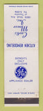 Matchbook Cover - Curtis Mowers GE Appliances Detroit MI