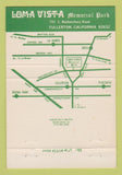 Matchbook Cover - Loma Vista Memorial Park Fullerton CA 40 Strike