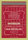 Matchbook Cover - Eld Mteal Los Angeles CA 40 Strike