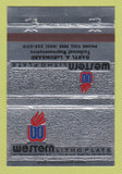 Matchbook Cover - Western Litho Plate Daryl LaBumbard St Louis MO 40 Strike