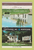 Matchbook Cover - Sparkman's Mortuary Funeral Dallas TX WEAR 40 Strike