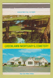 Matchbook Cover - Greenlawn Mortuary Cemetery Bakersfield CA  40 Strike