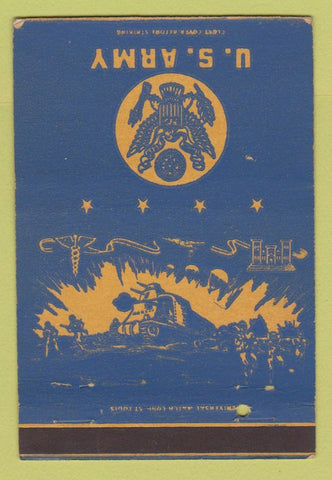 Matchbook Cover - US Army 40 Strike