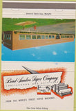 Matchbook Cover - Bond Sanders Paper Company Chatanooga TN 40 Strike