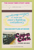 Matchbook Cover - Lebamoff's Cap n Cork Liquor Fort Wayne IN 40 Strike