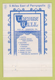 Matchbook Cover - Linden Hall Dawson PA 40 Strike