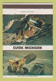 Matchbook Cover - Clark Michigan Tractors Portland OR Cal Ore 40 Strike