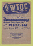 Matchbook Cover - WTOC Radio CBS Savannah GA 40 Strike