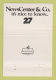 Matchbook Cover - WKYT TV Lexington KY CBS 40 Strike