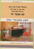 Matchbook Cover - Metal Art 60s Modern Furniture New York NY 40 Strike