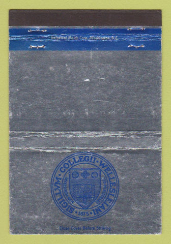 Matchbook Cover - Wellesley College Galen Stone Tower WEAR 40 Strike
