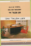 Matchbook Cover - Metal Art 60s Modern Furniture Jamestown NY 40 Strike