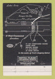 Matchbook Cover - Downtowner Motor Hotel Erie PA 40 Strike