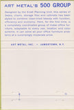 Matchbook Cover - Metal Art 60s Modern Furniture Chico CA 40 Strike