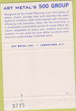 Matchbook Cover - Metal Art 60s Modern Furniture San Bernadino CA 40 Strike