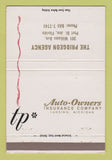 Matchbook Cover - Pridgeon Insurance Port St Joe FL 40 Strike