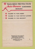 Matchbook Cover - Pridgeon Insurance Port St Joe FL 40 Strike