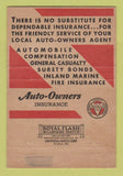 Matchbook Cover - Von Eberstein Insurance Royal Oak MI 40 Strike