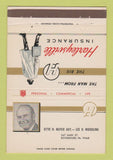 Matchbook Cover - Harleysville Insurance Otto Moyer Royersford PA 40 Strike