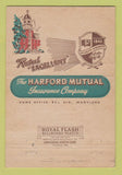 Matchbook Cover Hartford Insurance Benton Patterson Charlottesville VA 40 Strike