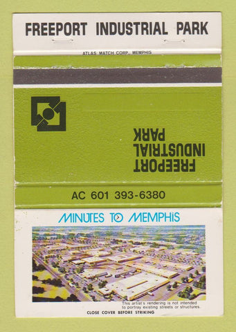 Matchbook Cover - Freeport Industrial Park Seay & Thomas Memphis TN 40 Strike