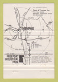 Matchbook Cover - Freeport Industrial Park Seay & Thomas Memphis TN 40 Strike