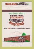 Matchbook Cover - Buck Alley Lumber Wichita? KS 40 Strike