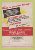 Matchbook Cover - Lufkin Truck Trailers Lufkin TX 40 Strike