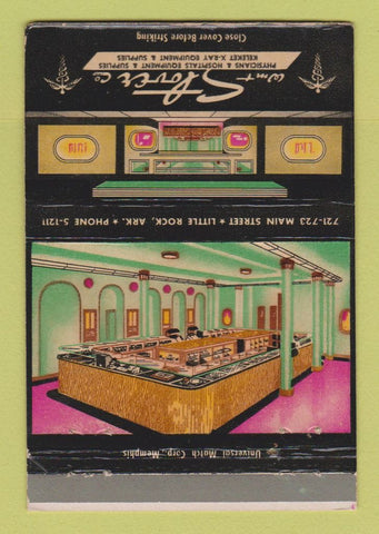 Matchbook Cover - Wm Stover Hospital Equipment Little Rock AR WEAR 40 Strike