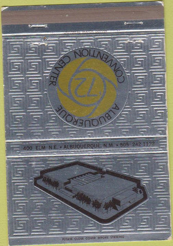 Matchbook Cover - Albuquerque Convention Center NM 40 Strike